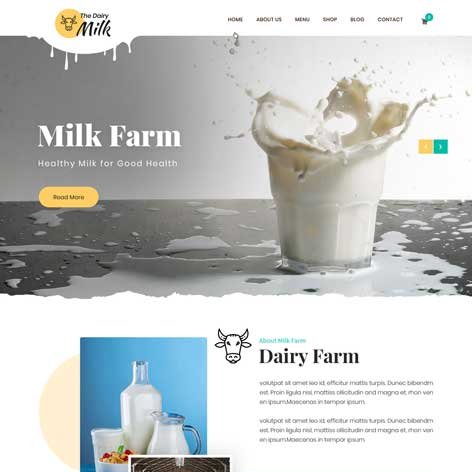Dairy-Farm-WordPress-theme