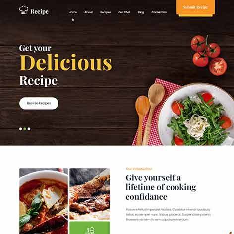 Recipe-WordPress-theme