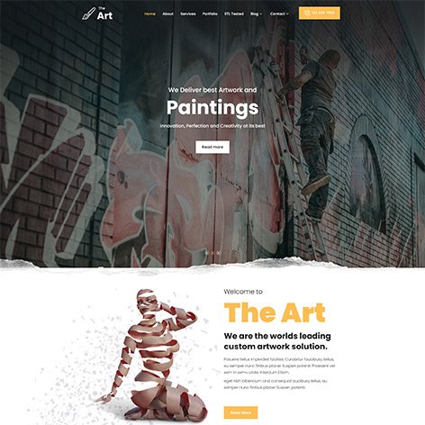 artists-wordpress-theme