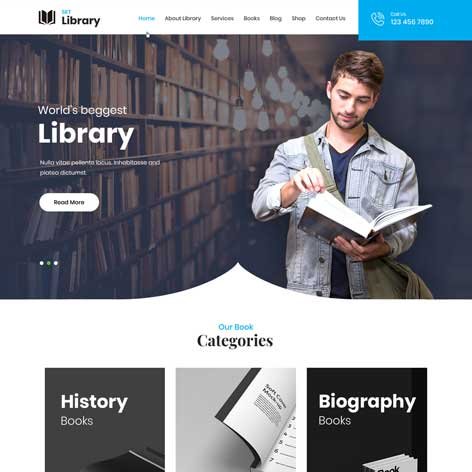 library-wordpress-theme