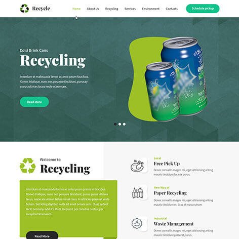 recycle-wordpress-theme